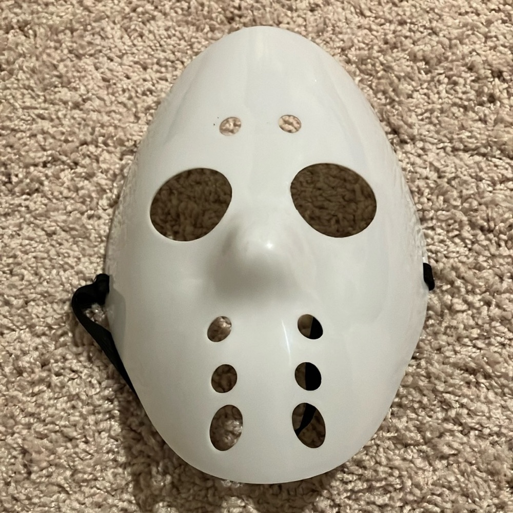 White Protective Face Mask for Home Games